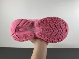 Pink Chunky Silhouette Monochromatic Sneakers 9