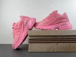 Pink Chunky Silhouette Monochromatic Sneakers 14