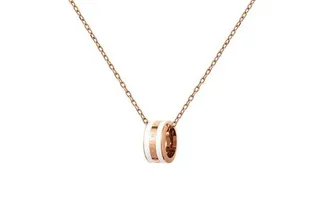 Pink Gold Chain Minimalist Necklace 2