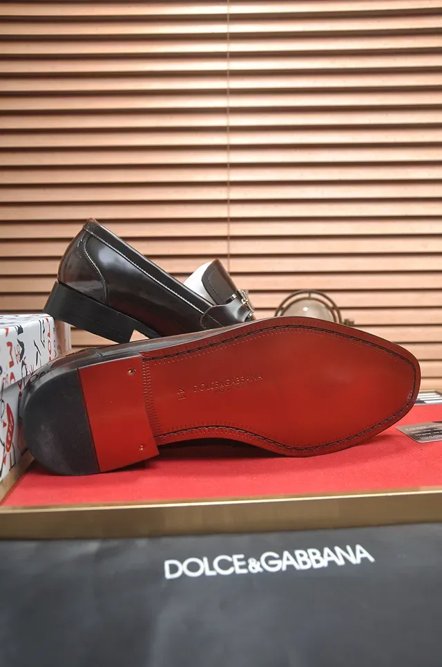 Polished Brown Leather Bit Strap Loafer 3