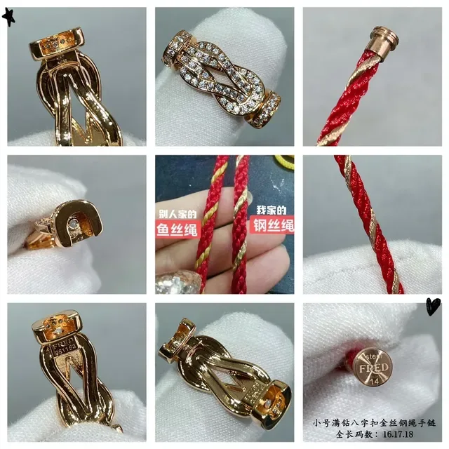 Red Braided Cord Crystal-Embellished Infinity Knot Bracelet 5