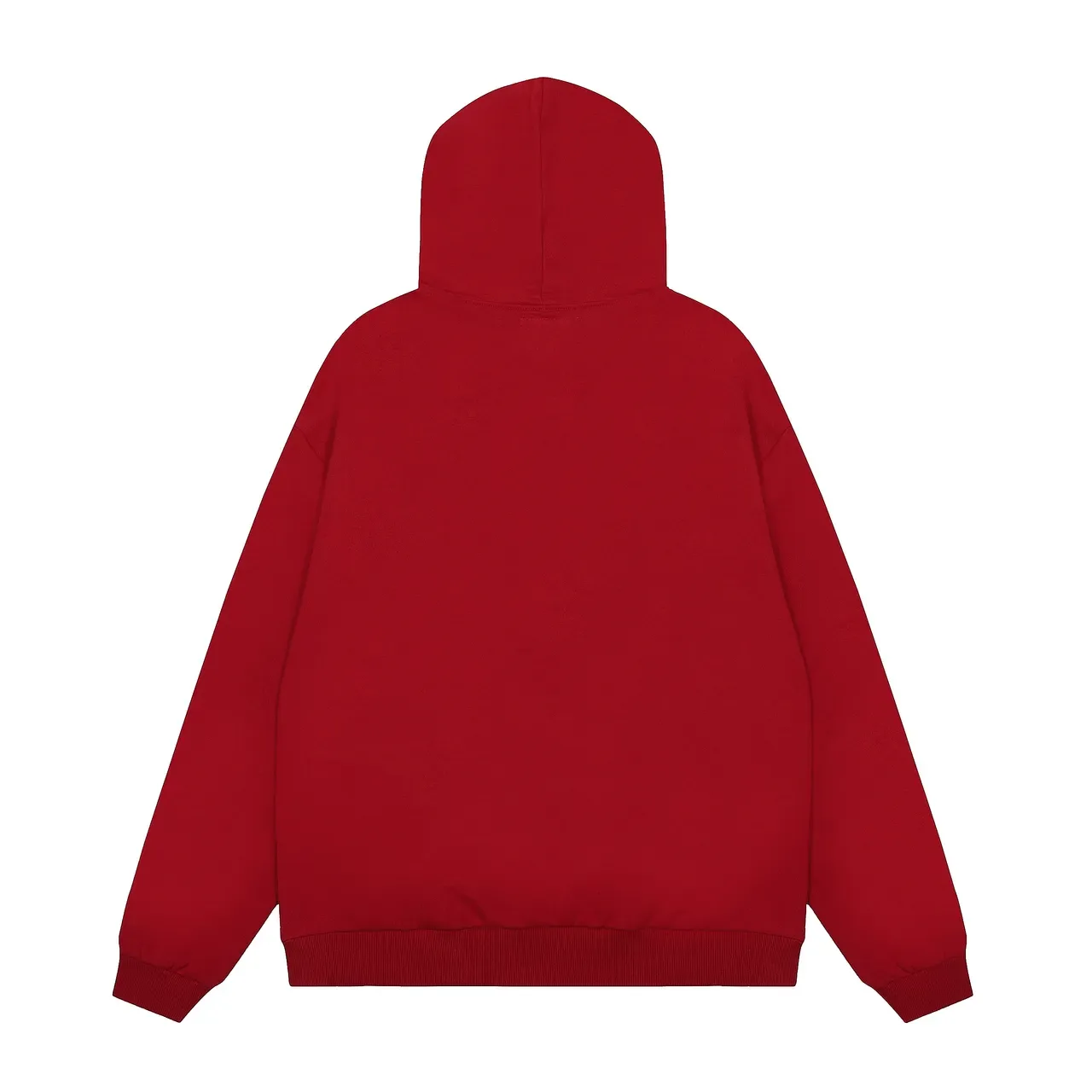 Red Spiderweb Graphic Oversized Hoodie and Jogger Tracksuit 5