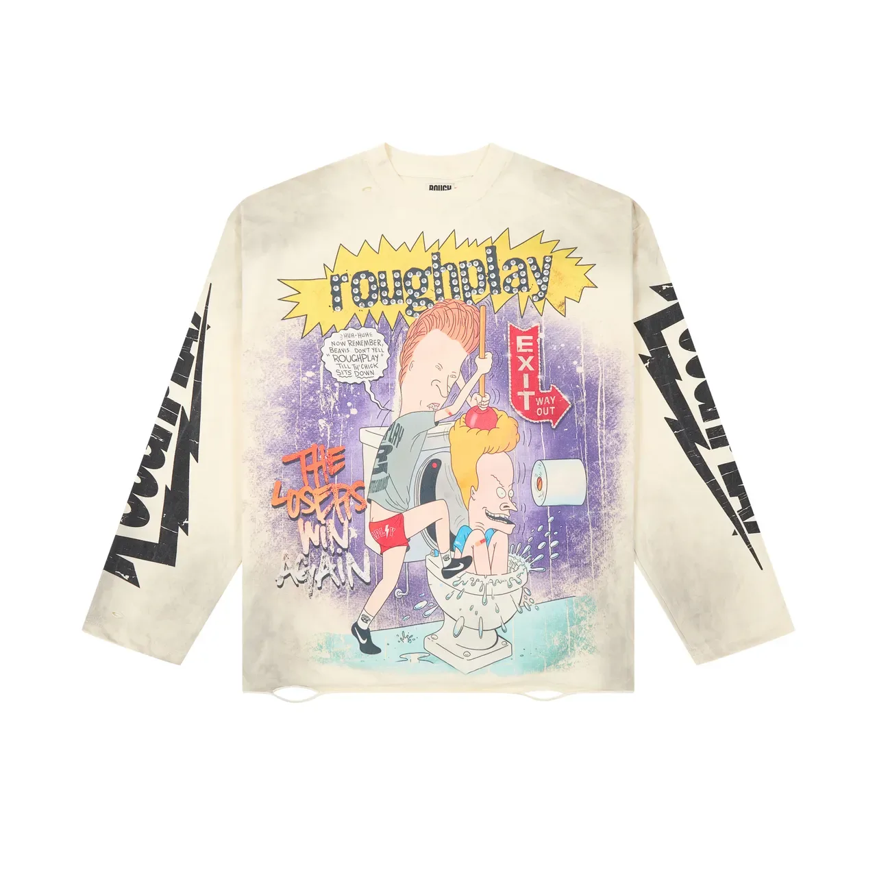 Roughplay Graphic Print Long-Sleeve T-Shirt 6