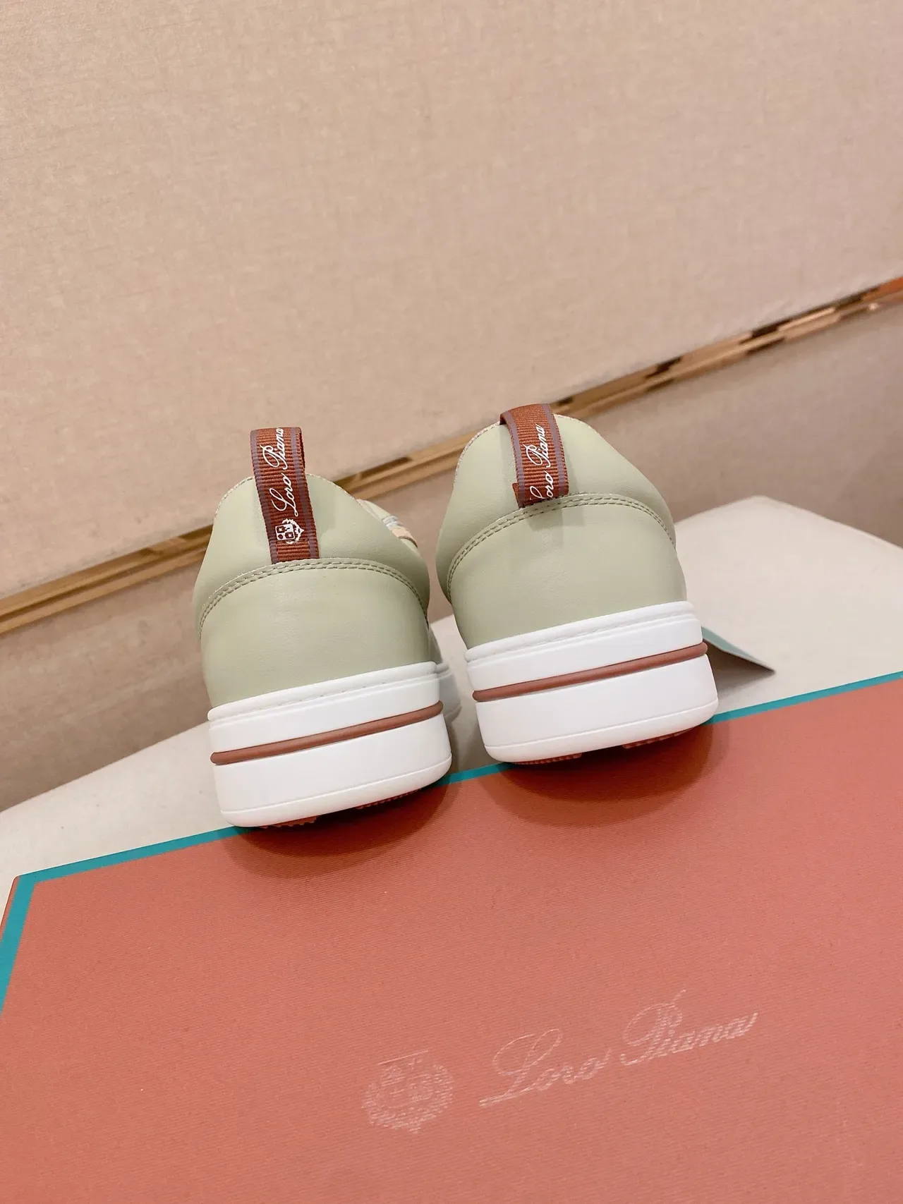 Sage Green Panelled Low-Top Lifestyle Sneaker 3