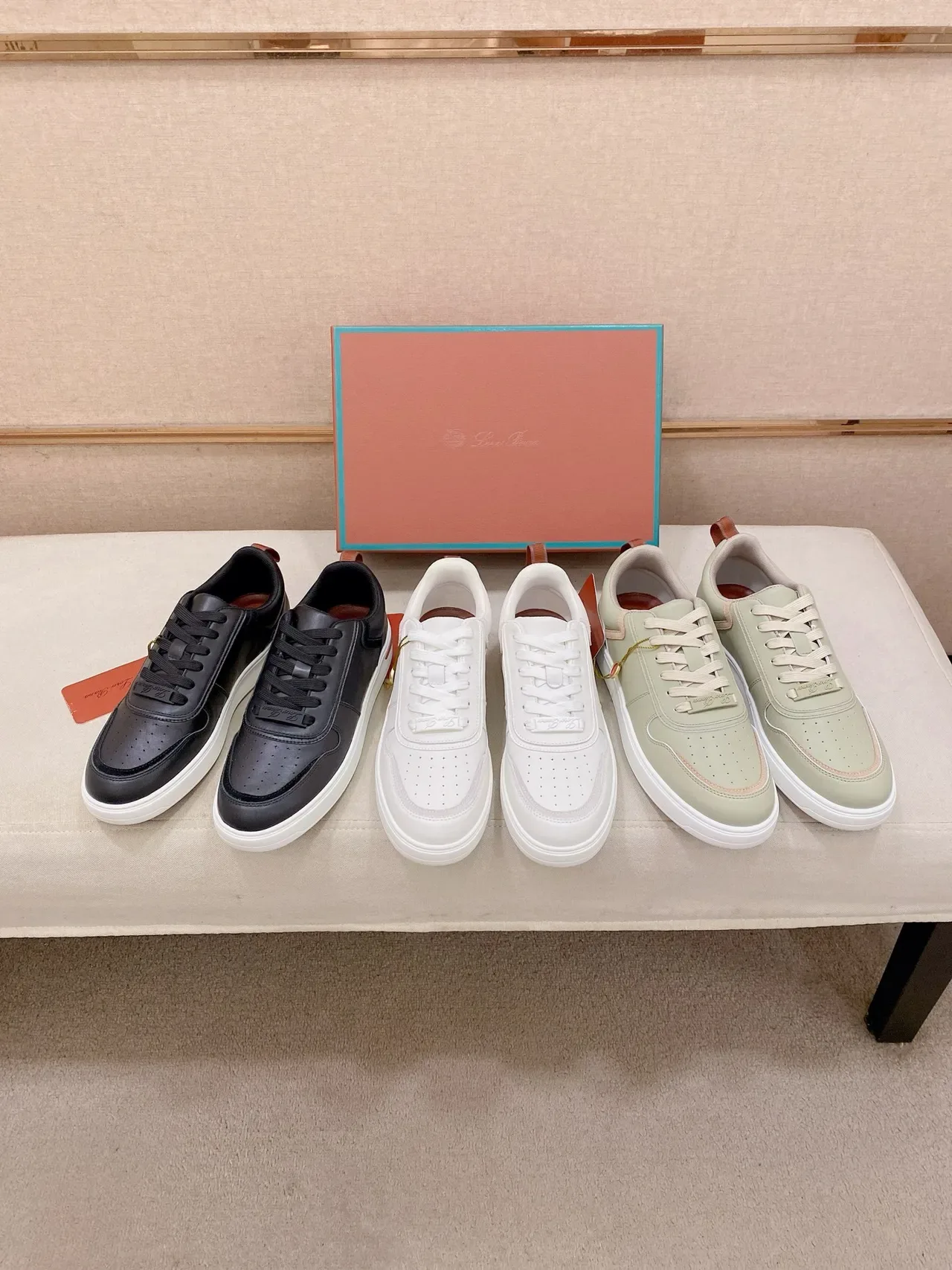 Sage Green Panelled Low-Top Lifestyle Sneaker 7