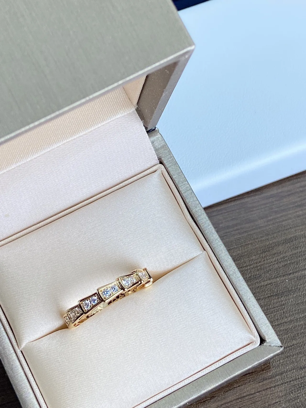 Silver and Gold Tone Geometric Channel-Set Stackable Rings 2