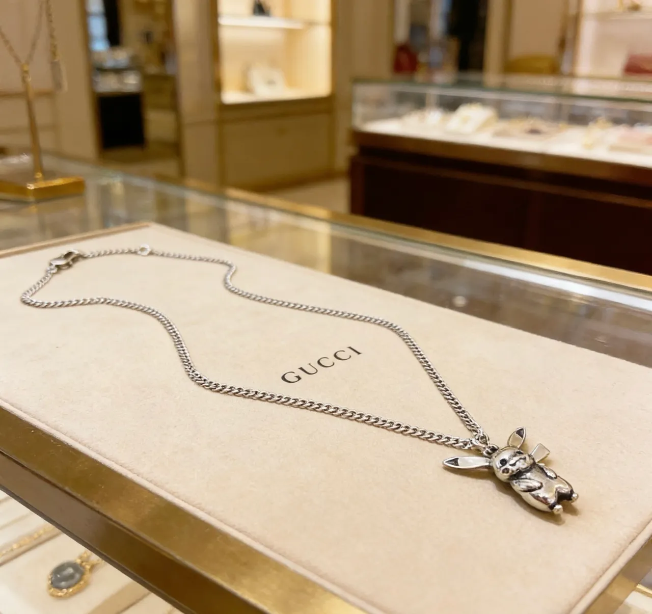 Silver Curb Chain 3D Pikachu Pendant Necklace 7