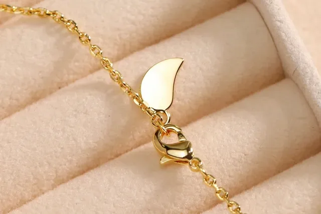 Silver Gold Floral Pendant Pavé Crystal Necklace 5