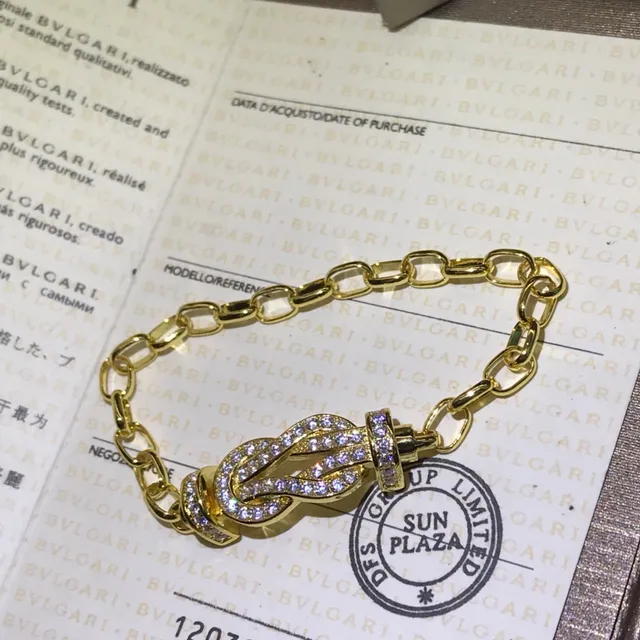 Silver Gold Pavé Crystal Knot-Shaped Bracelet 4