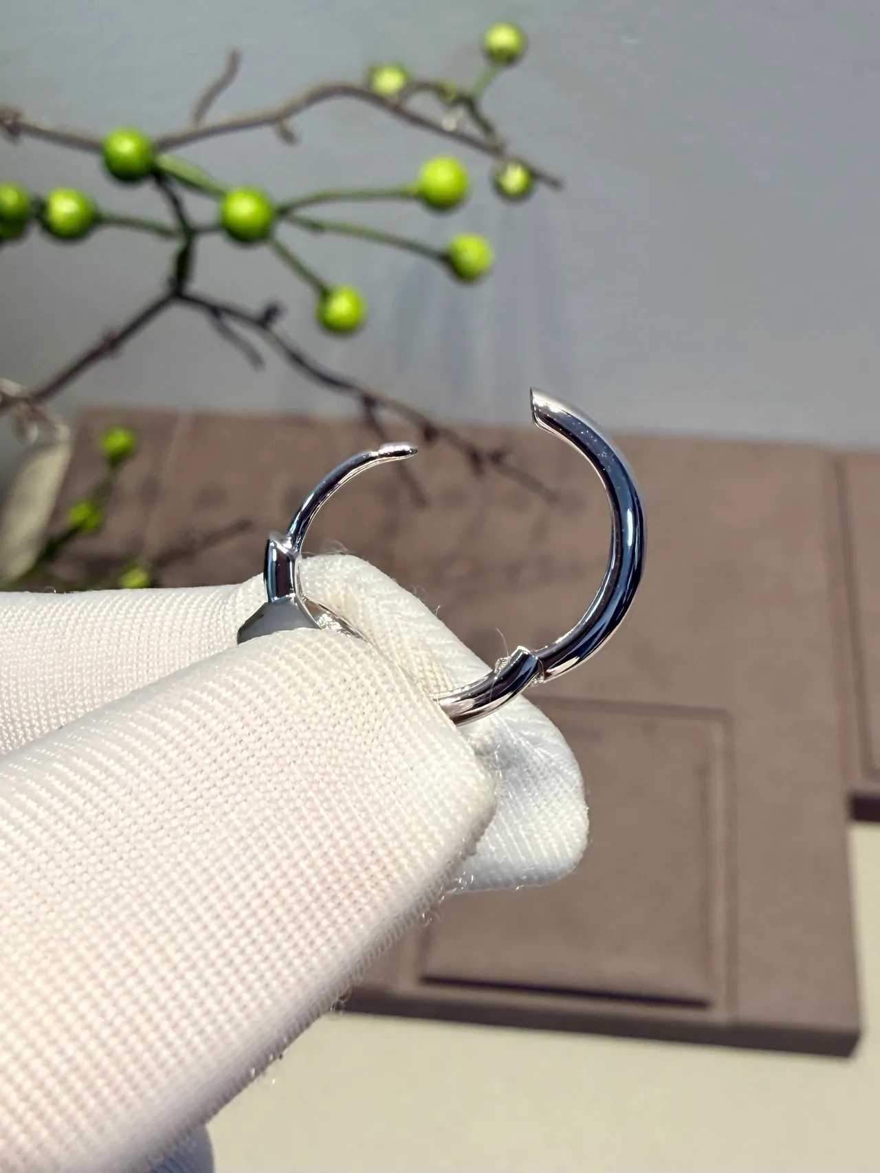 Silver Polished Open-Back Bezel Ring 9