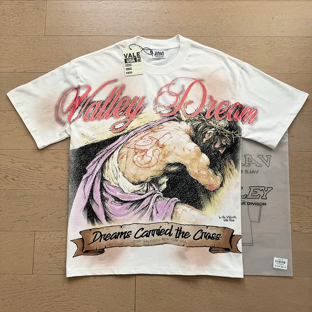 Vale Valley Dream Dreams Carried the Cross Graphic Print White T-Shirt 4