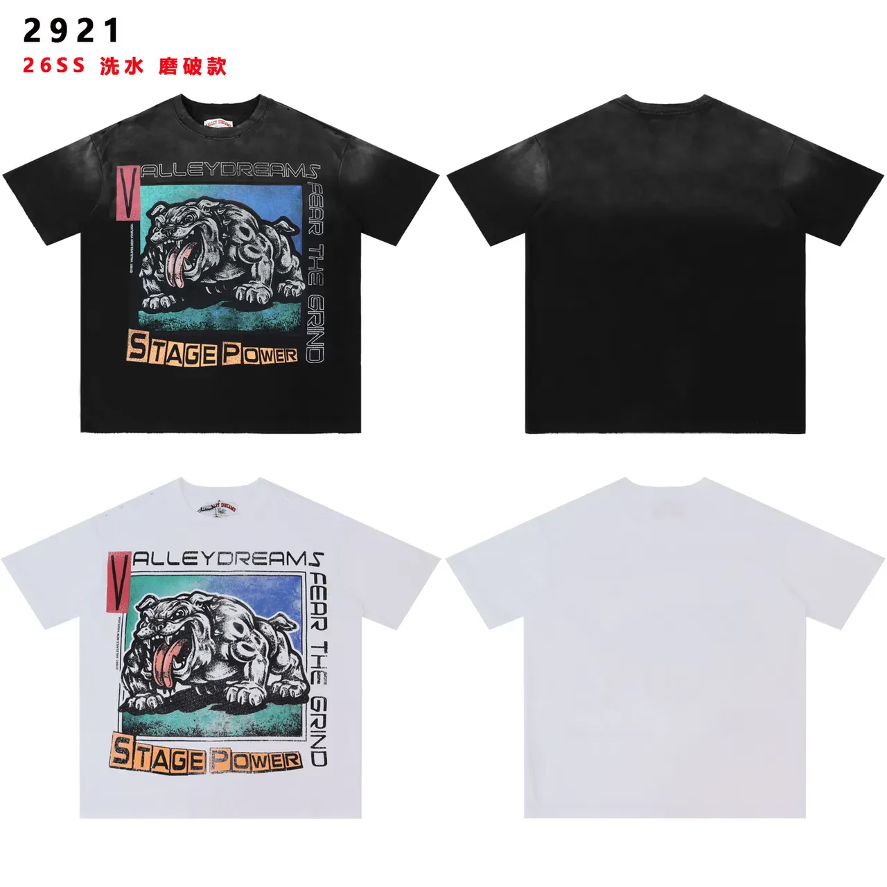 Valley Dreams Fear The Grind Stage Power Graphic T-Shirt 1
