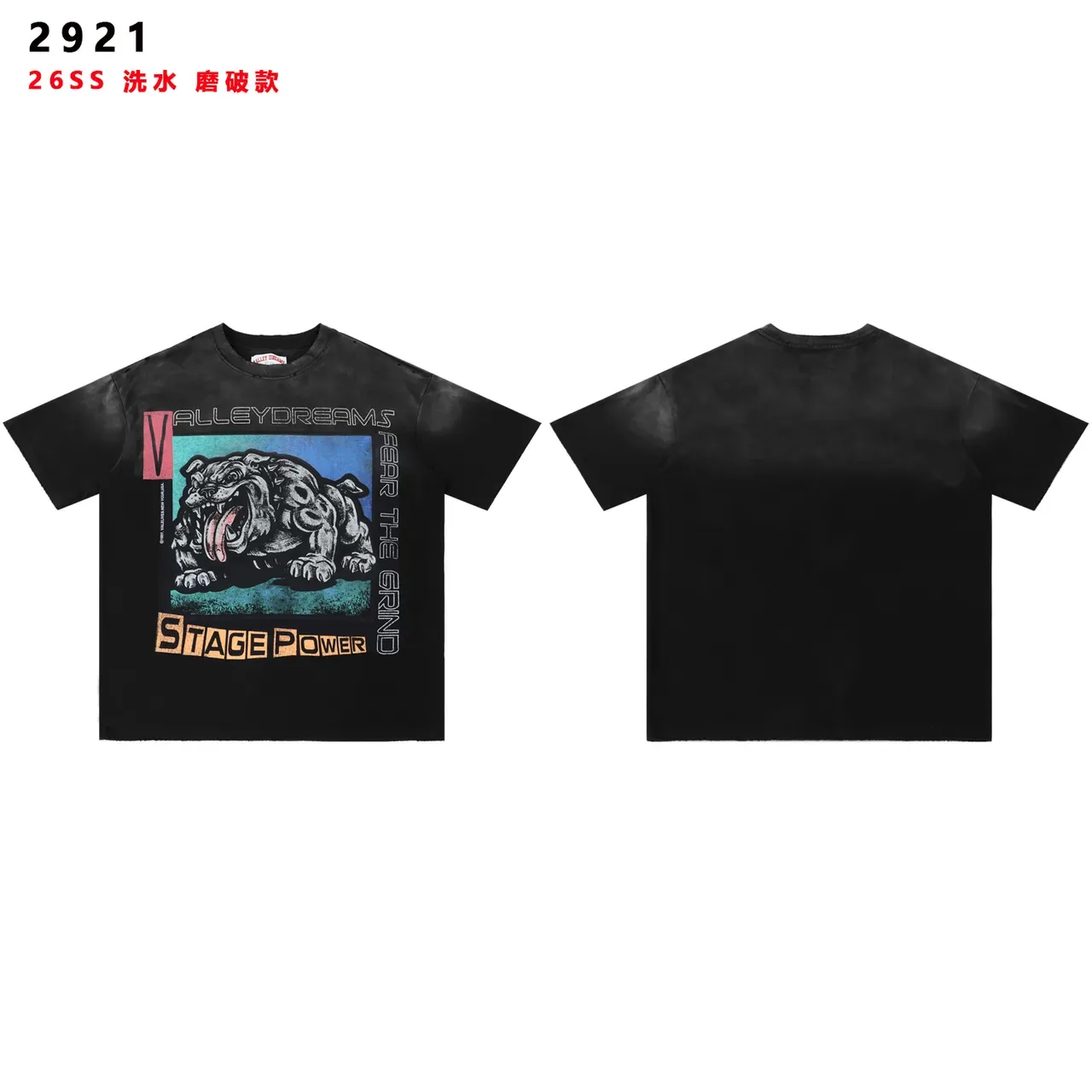 Valley Dreams Fear The Grind Stage Power Graphic T-Shirt 3