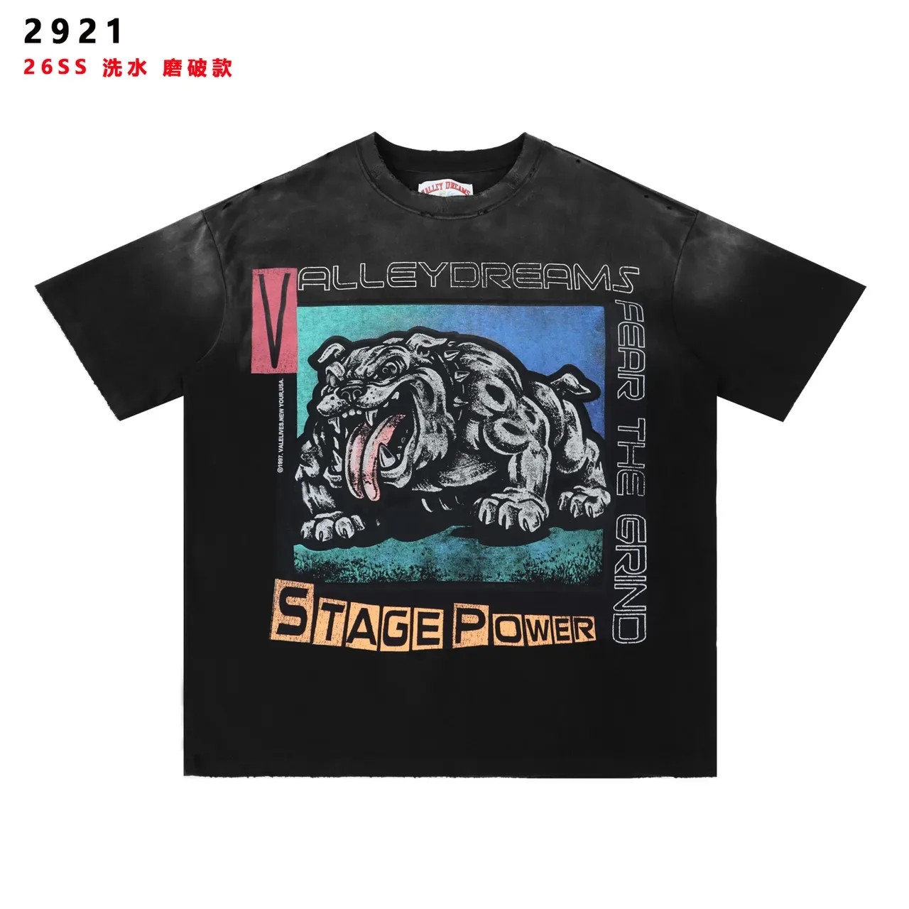 Valley Dreams Fear The Grind Stage Power Graphic T-Shirt 5