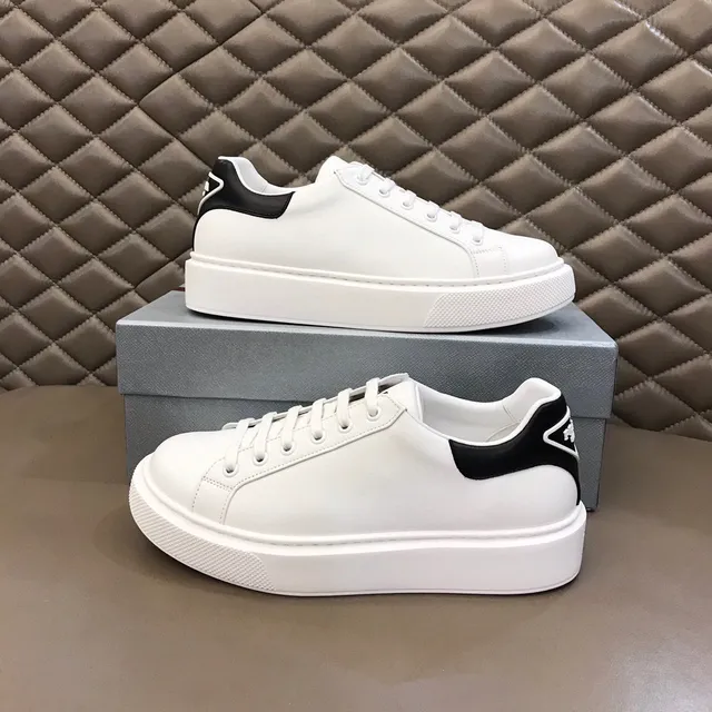 White and Black Platform Lifestyle Sneaker 7