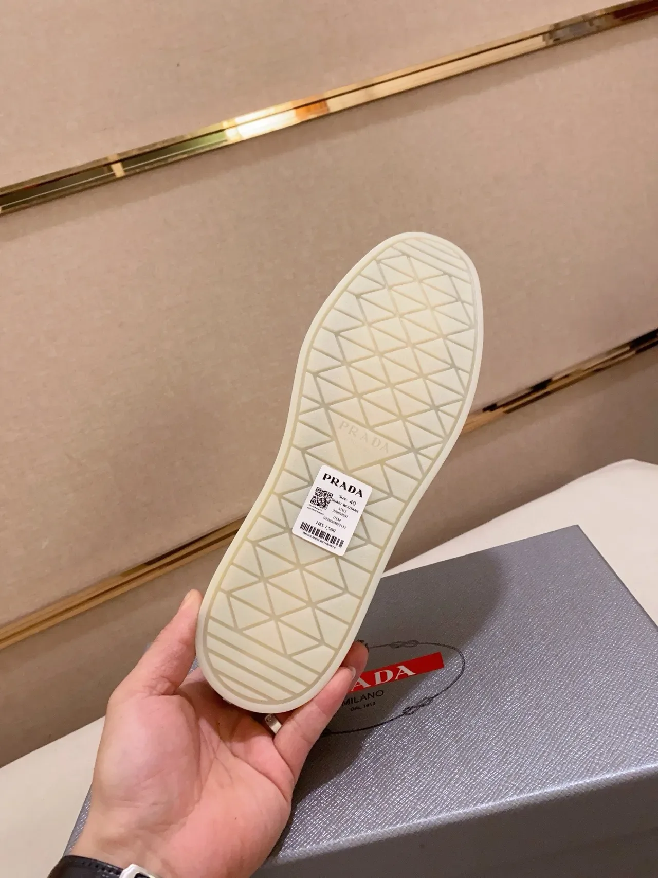 White Beige Suede-Like Upper Translucent Rubber Sole Loafer 2
