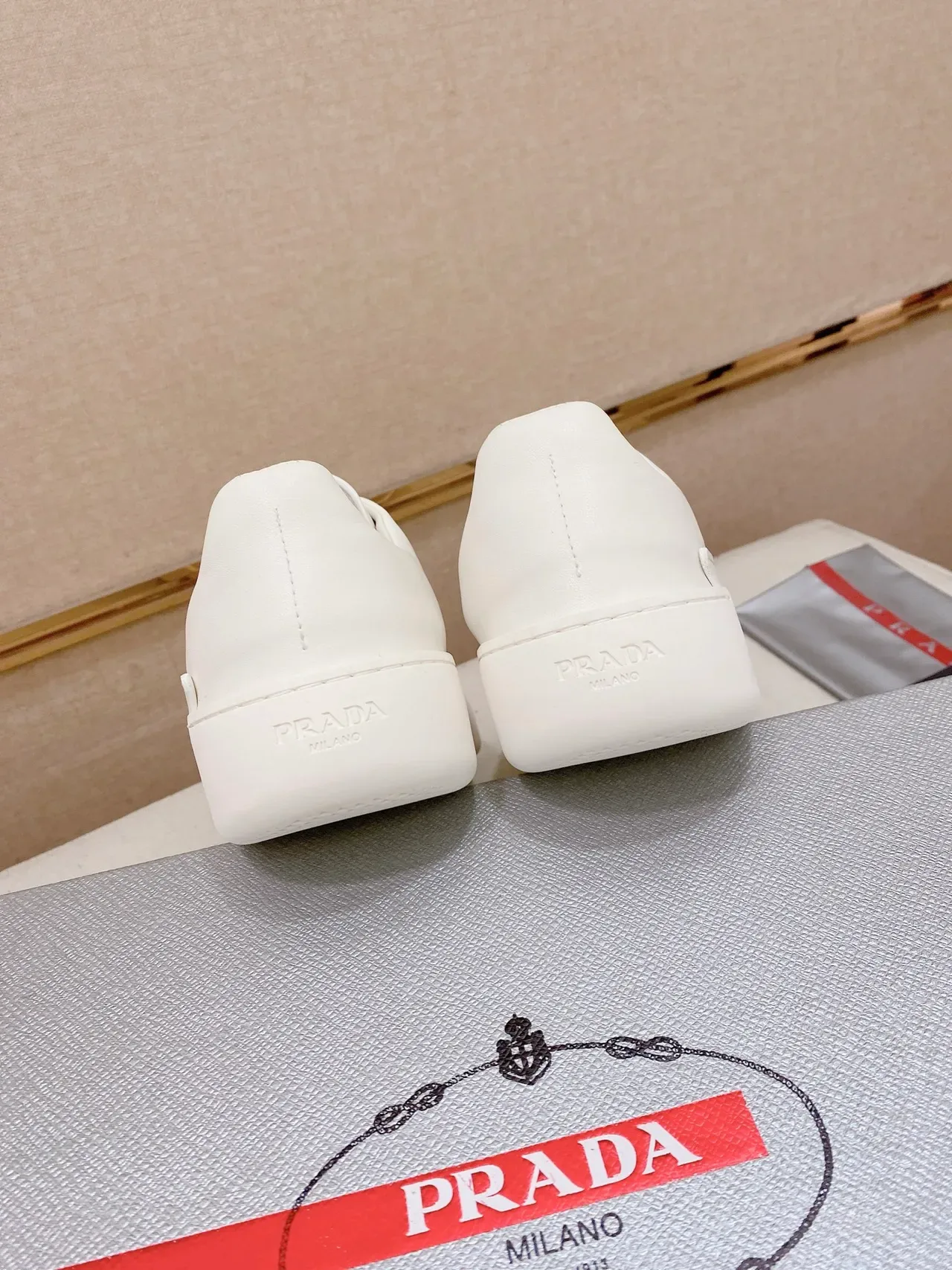 White Minimalist Low-Top Lace-Up Sneaker 3