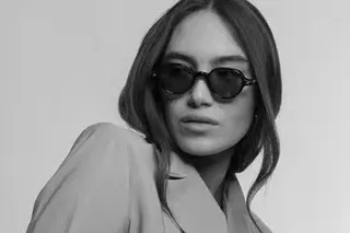 Gentle Monster Black Thick Acetate Frame Double Bridge Sunglasses 9