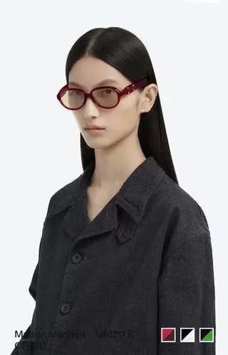 Gentle Monster Black Transparent Thick Acetate Frame Rounded Rectangular Silhouette Optical Glasses 4