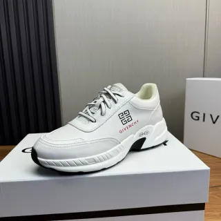 Givenchy City Sport أبيض أسود أحمر أحذية رياضية سميكة