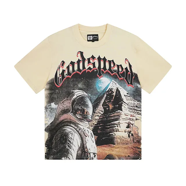 Godspeed Graphic Print Cream T-Shirt 2