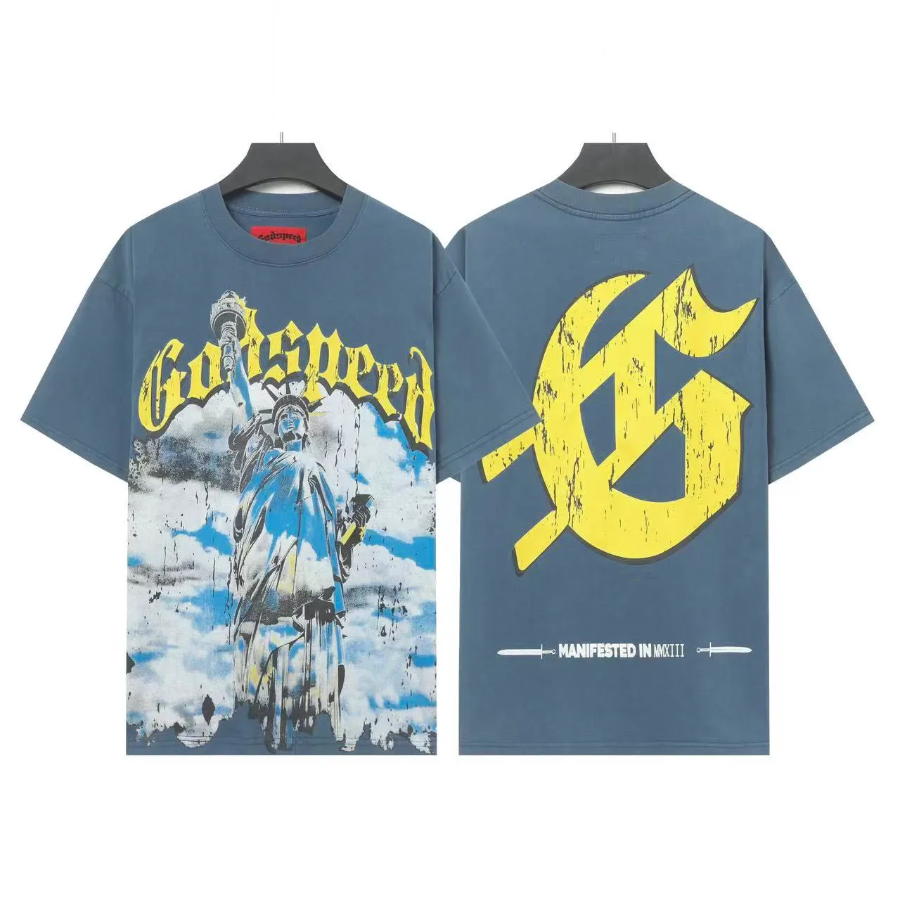 Godspeed Graphic-Print Distressed Oversized T-Shirt 4