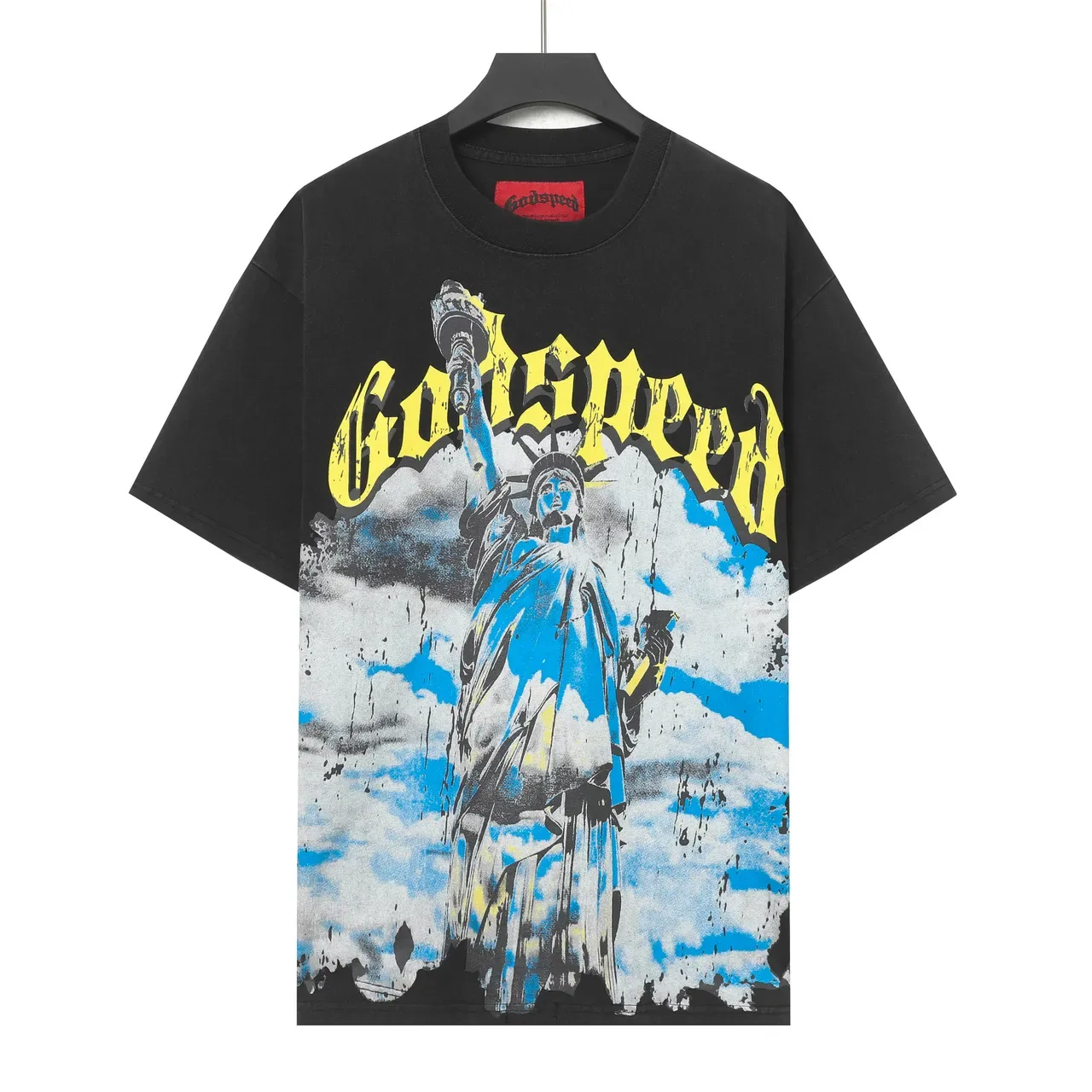 Godspeed Graphic-Print Distressed Oversized T-Shirt 5