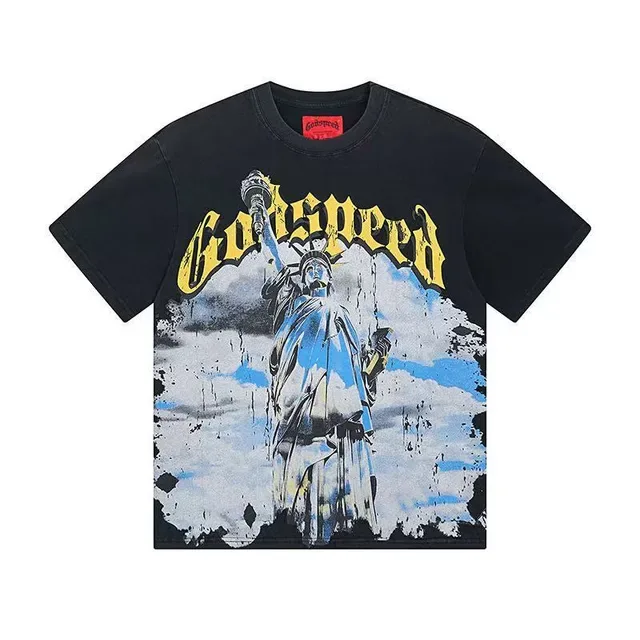 Godspeed Graphic-Print Distressed Oversized T-Shirt 9