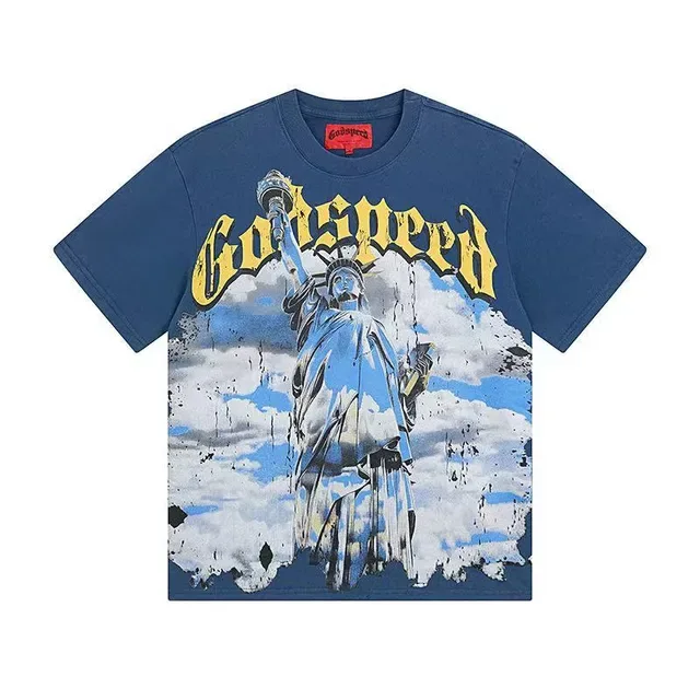 Godspeed Graphic-Print Distressed Oversized T-Shirt 12