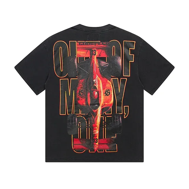 Godspeed Graphic Print Oversized Motorsport T-Shirt 3