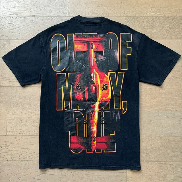 Godspeed Graphic Print Oversized Motorsport T-Shirt 7