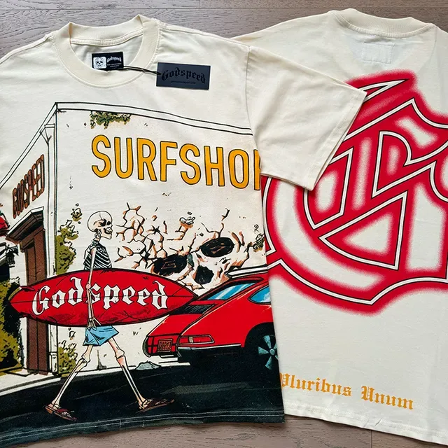 Godspeed Graphic Print Oversized T-Shirt 4