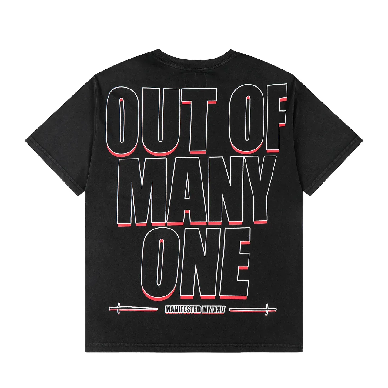 Godspeed Manifested MMXXIV Graphic Print Black T-Shirt 3