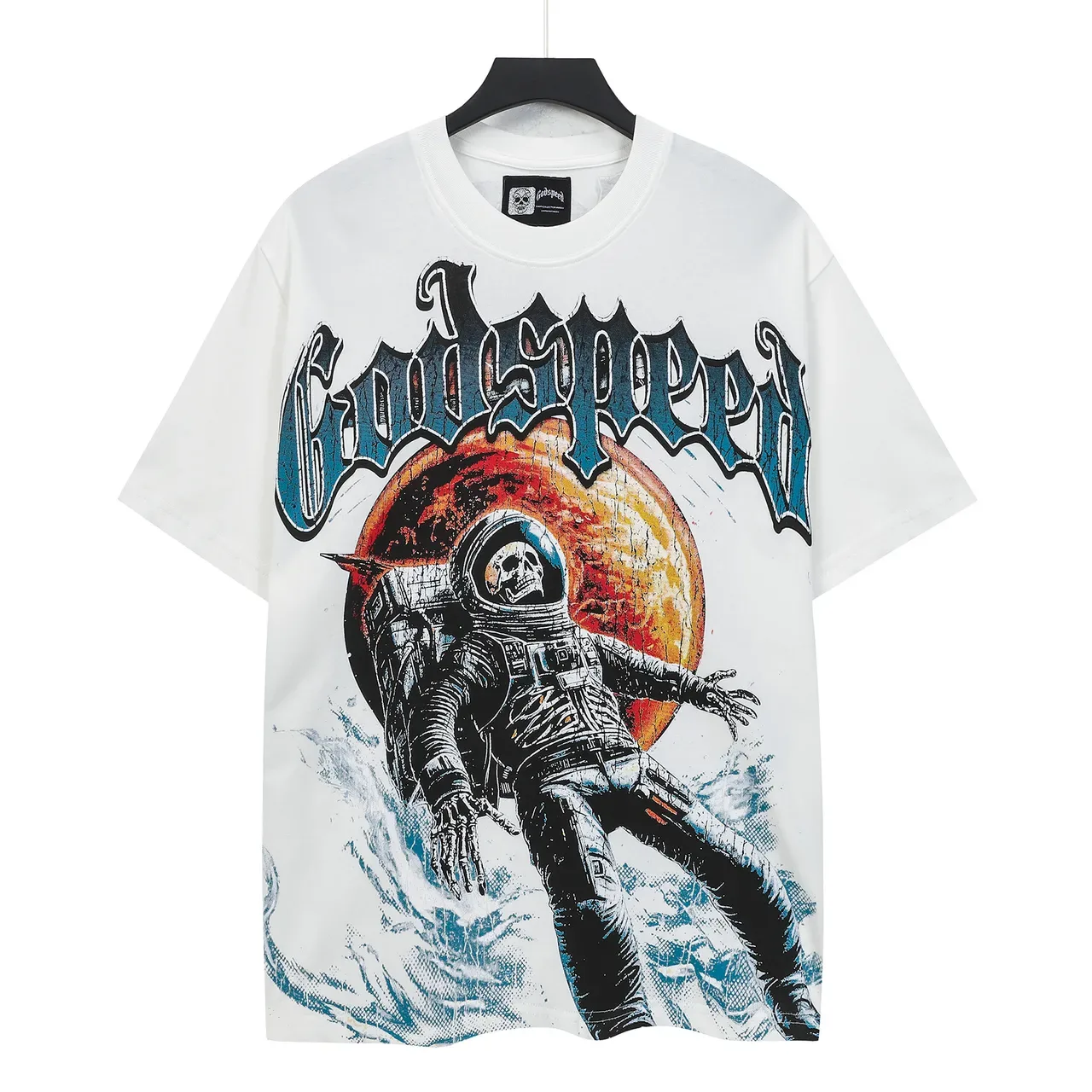 Godspeed Space Tour Astronaut Graphic Oversized T-Shirt 2