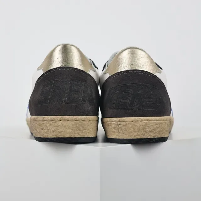Golden Goose Ball Star White Black Blue Gold Lifestyle Sneakers 8