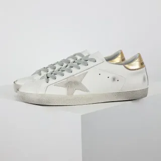 Golden Goose Superstar 破损白金生活方式运动鞋