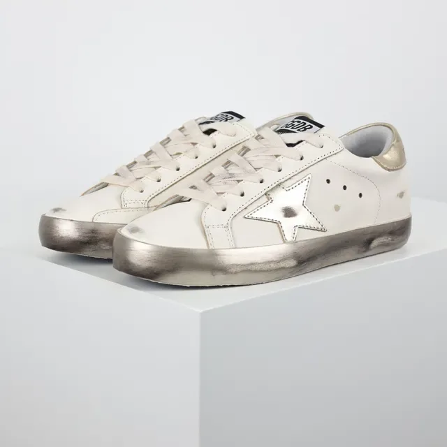 Golden Goose Superstar Off-White Estrela Metálica Tênis Lifestyle 2