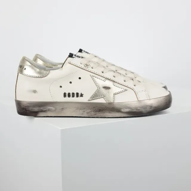 Golden Goose Superstar Off-White Estrela Metálica Tênis Lifestyle 3