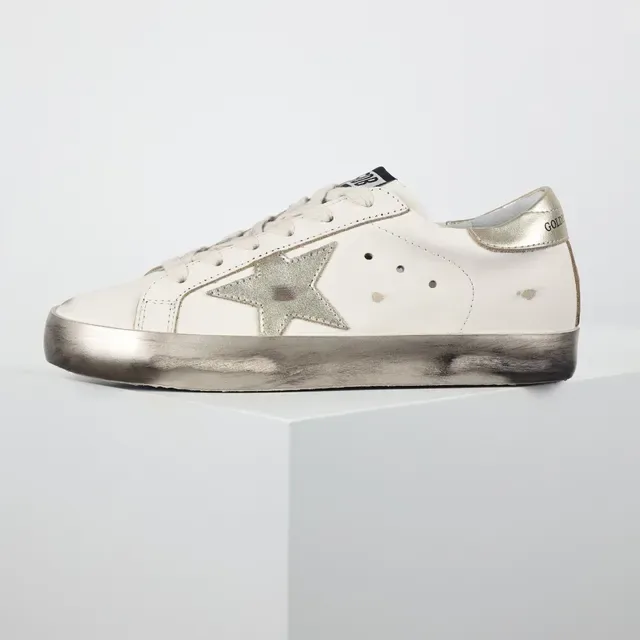 Golden Goose Superstar Off-White Estrela Metálica Tênis Lifestyle 9