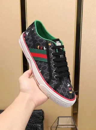 Gucci Ace Disney Collaboration Black Multicolor Lifestyle Sneakers 2