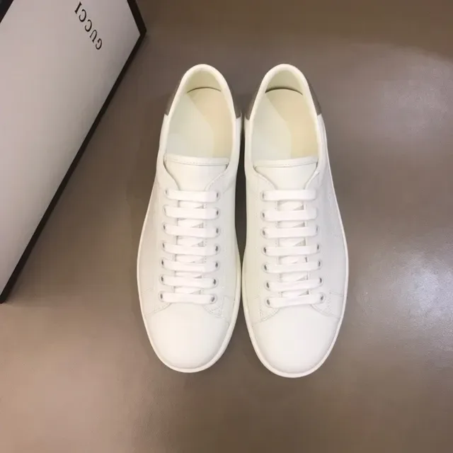 Gucci Ace Perforated Double G White Lifestyle Sneakers 5