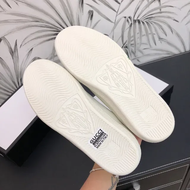 Gucci Ace Tiger Off-White Leather Lifestyle Sneakers 4