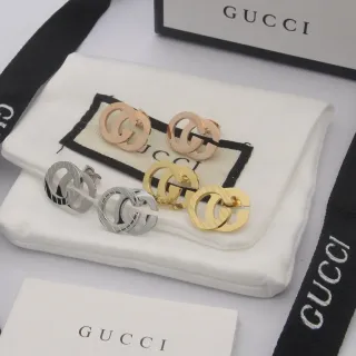 Gucci GG Marmont Interlocking G Stud Earrings