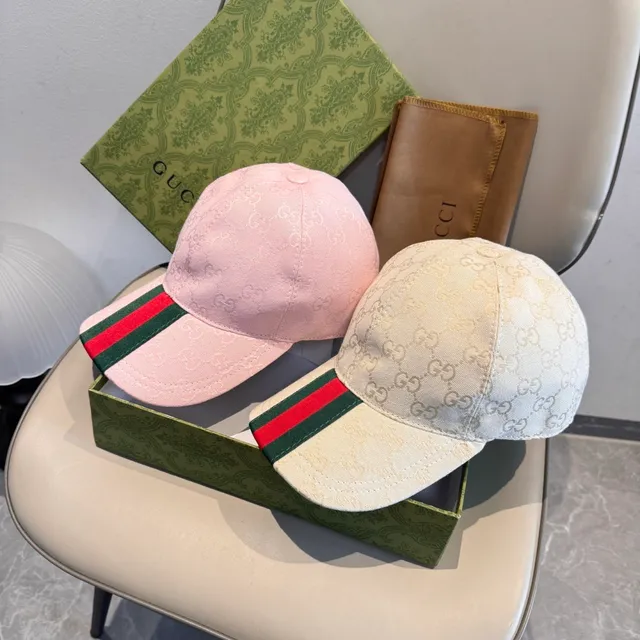 Gucci GG Monogram Off-White Baseball Cap 2