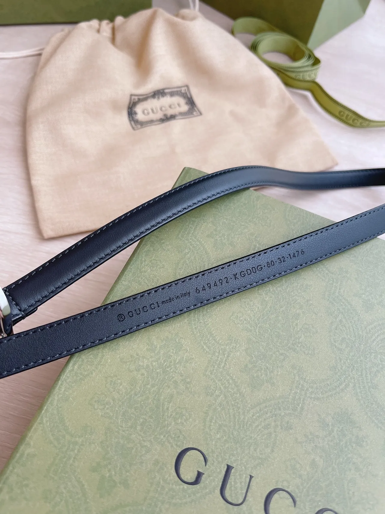 Gucci Horsebit 1955 Black Leather Belt 2