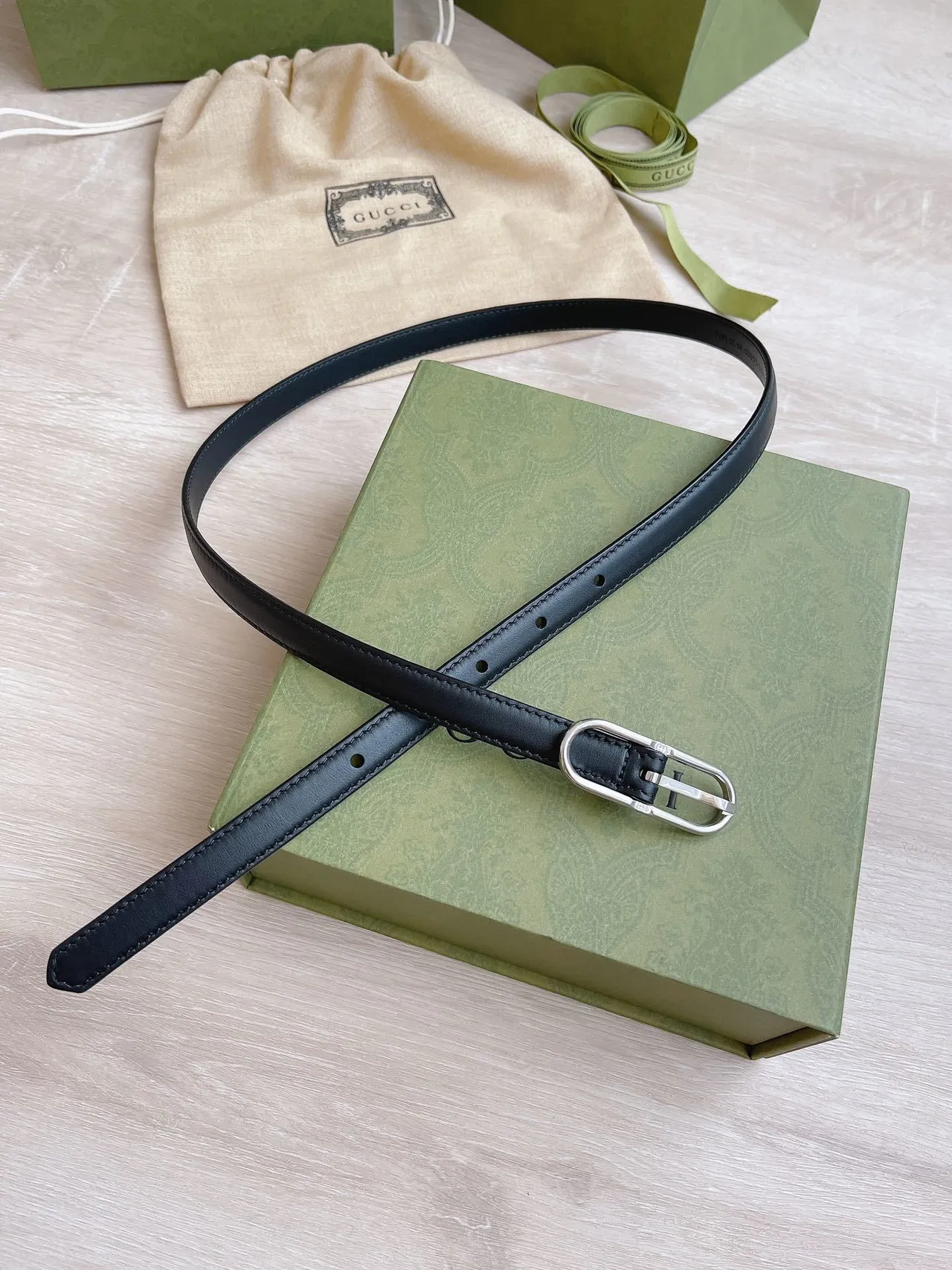 Gucci Horsebit 1955 Black Leather Belt 5
