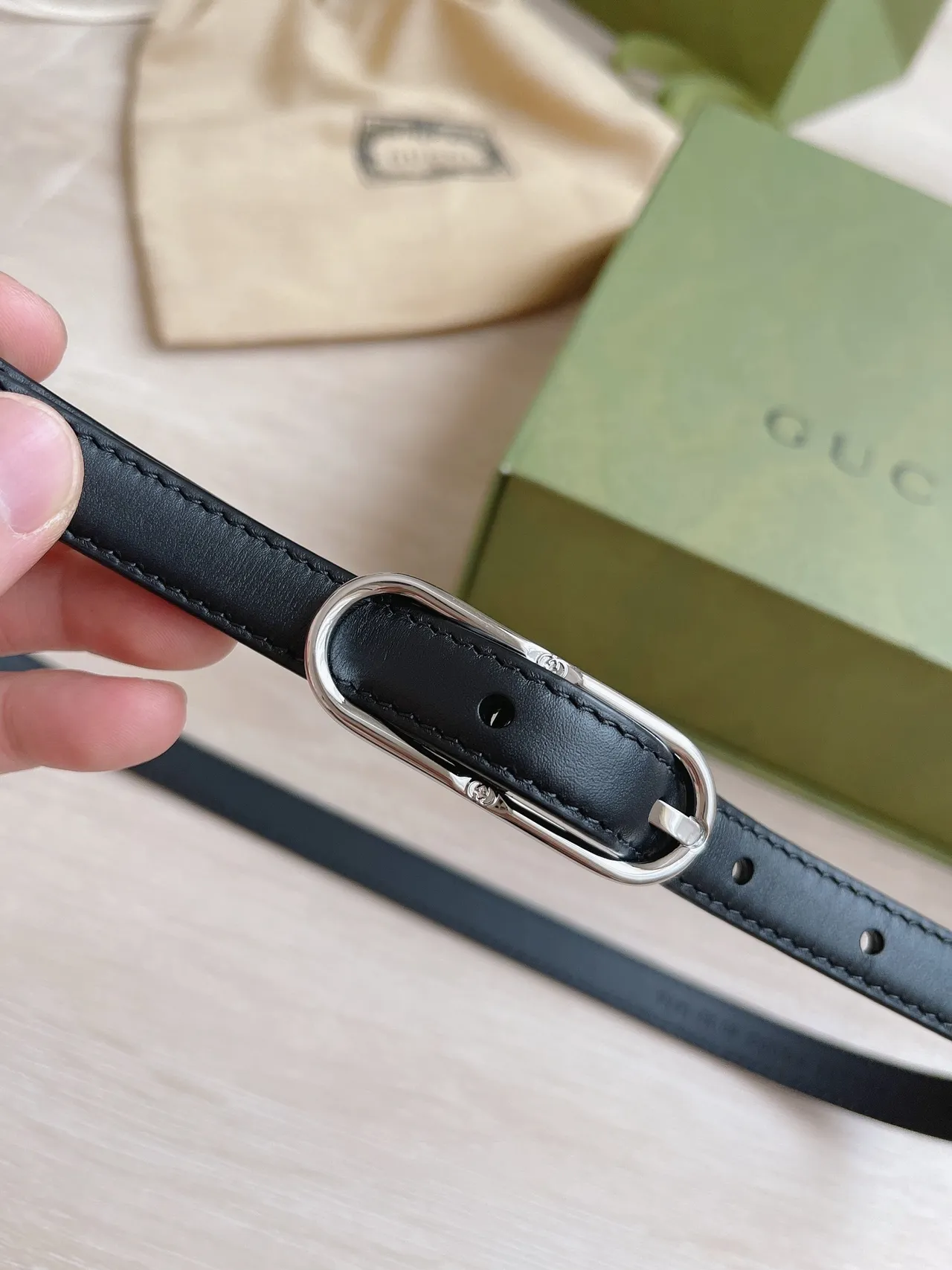 Gucci Horsebit 1955 Black Leather Belt 6