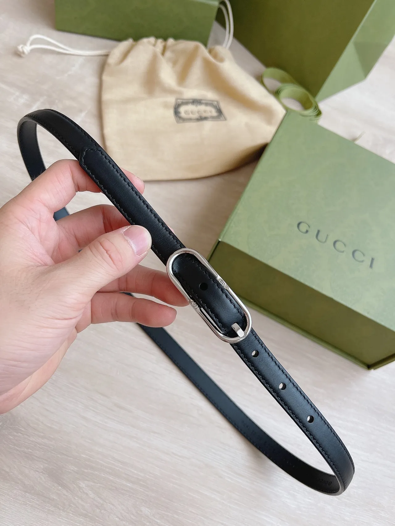 Gucci Horsebit 1955 Black Leather Belt 7