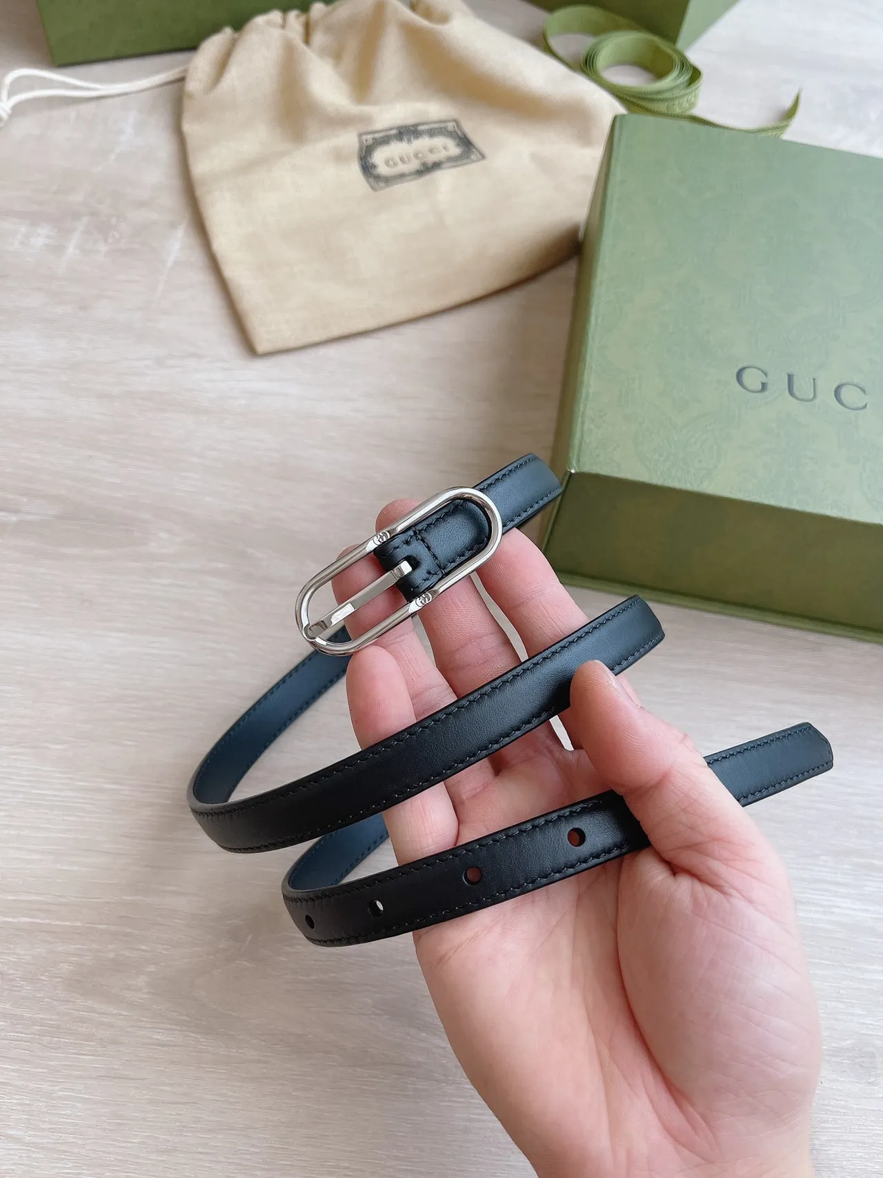 Gucci Horsebit 1955 Black Leather Belt 8