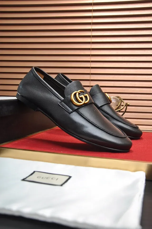 Gucci Horsebit 1955 काले चमड़े के Horsebit लोफर्स 2